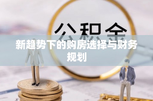 北镇新趋势下的购房选择与财务规划