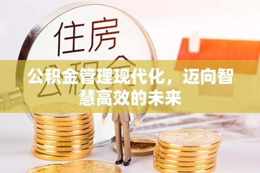北镇公积金管理现代化，迈向智慧高效的未来