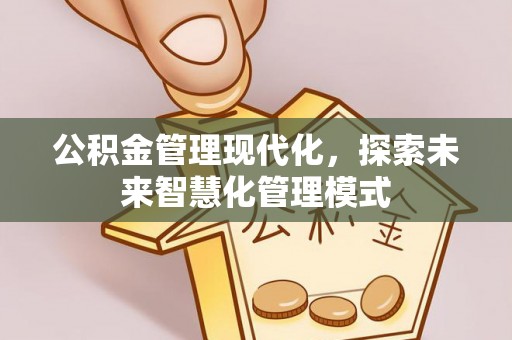 北镇公积金管理现代化，探索未来智慧化管理模式