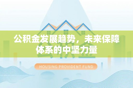 北镇公积金发展趋势，未来保障体系的中坚力量