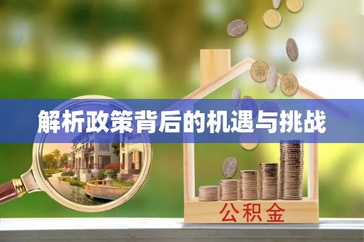 北镇解析政策背后的机遇与挑战