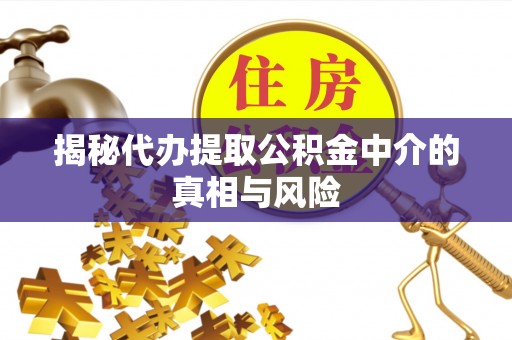 北镇揭秘代办提取公积金中介的真相与风险